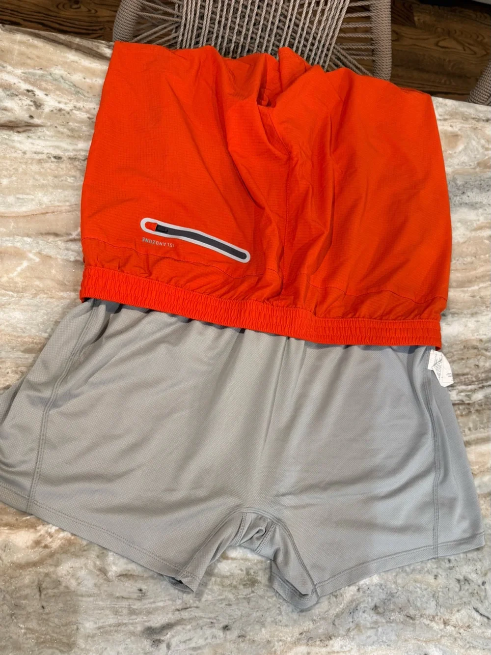 Men’s TOMMY BAHAMA Orange swim trunks- Size XXL
